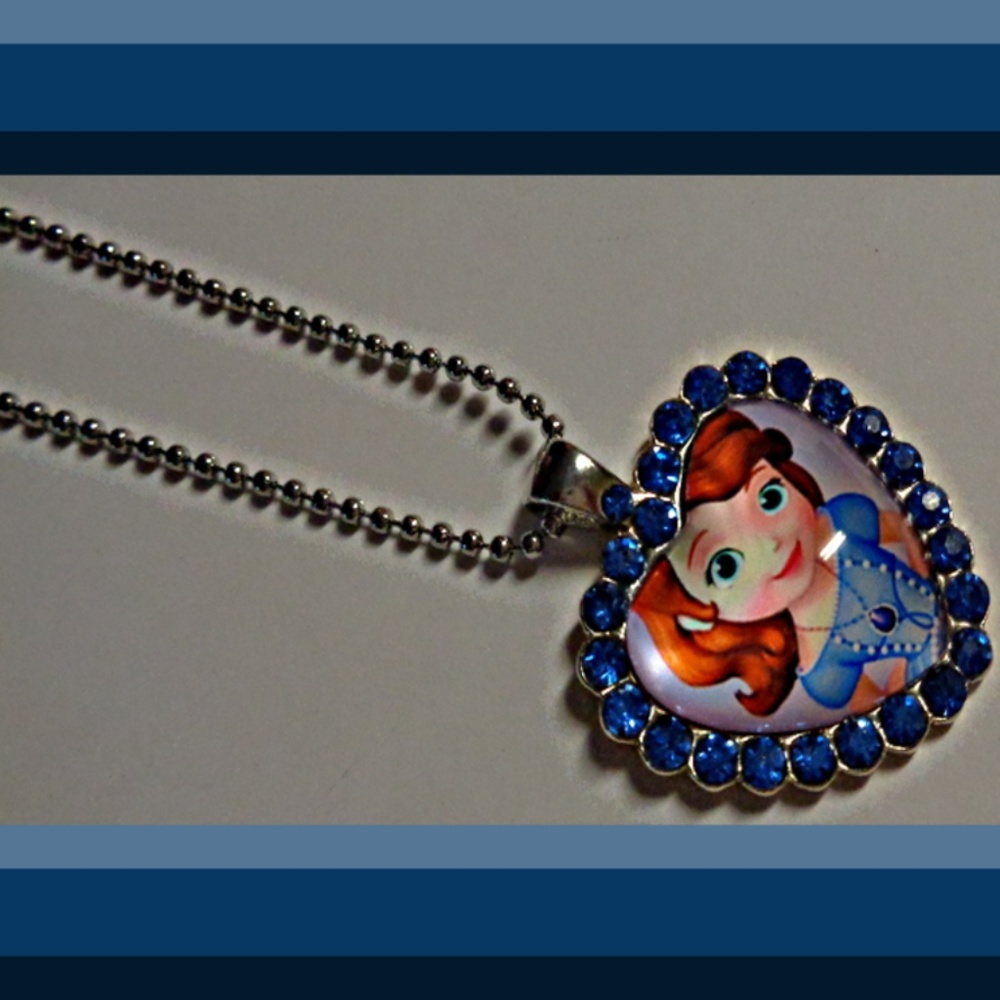 Sofia The First Heart Inspired Design Necklace